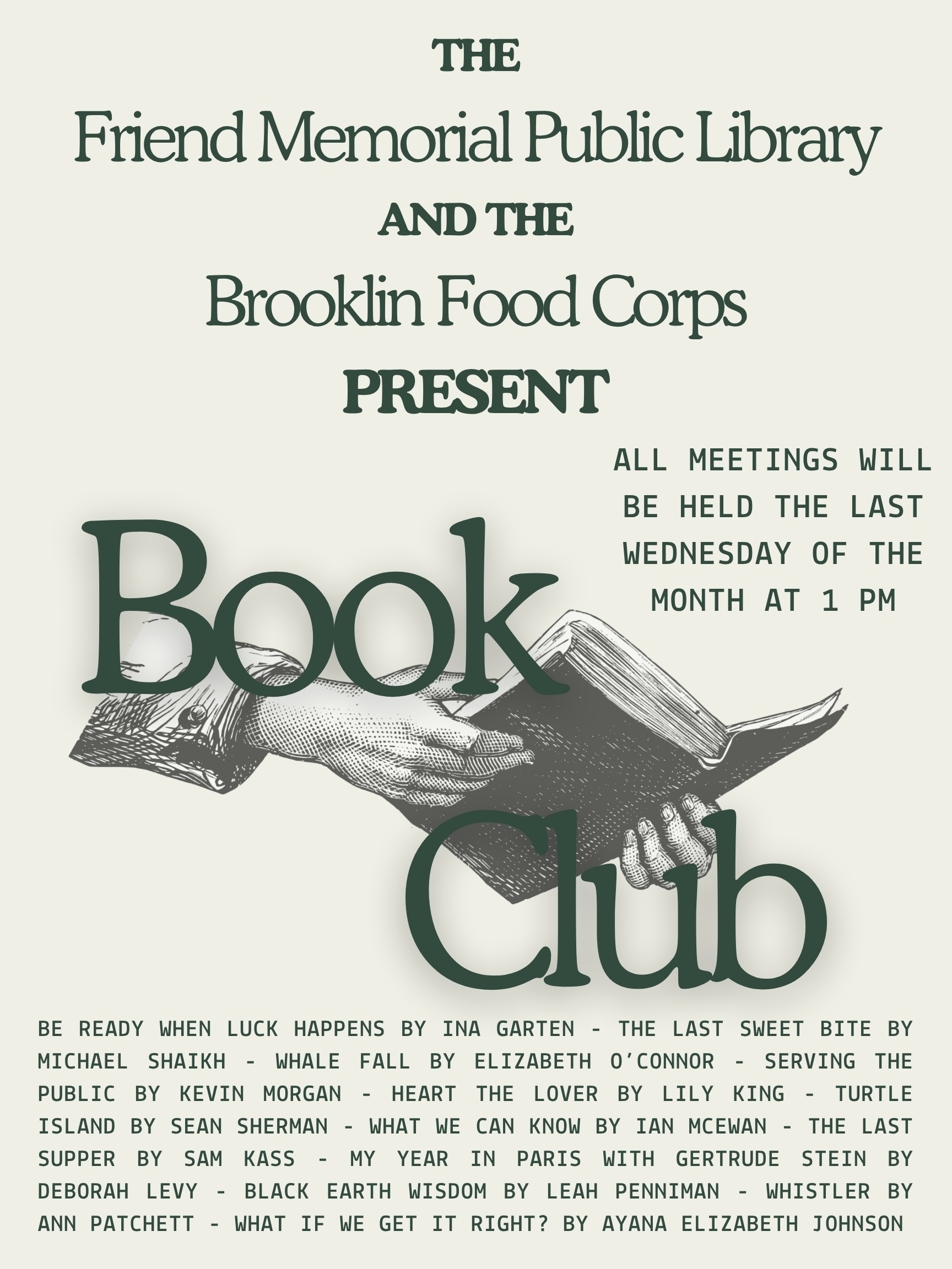 Brooklin Reads Group all