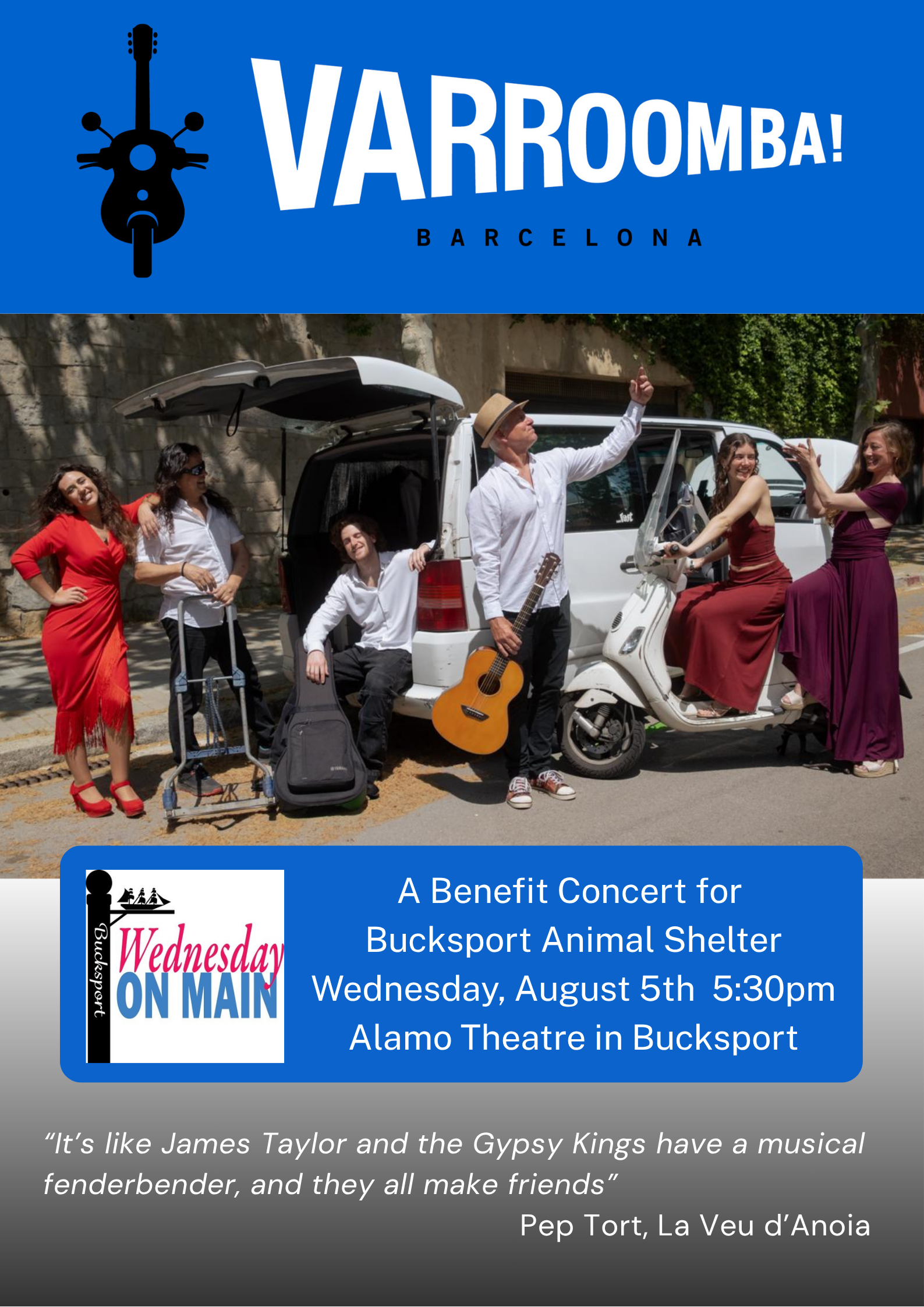 Barcelona 8-5-26 Benefit Concert Poster