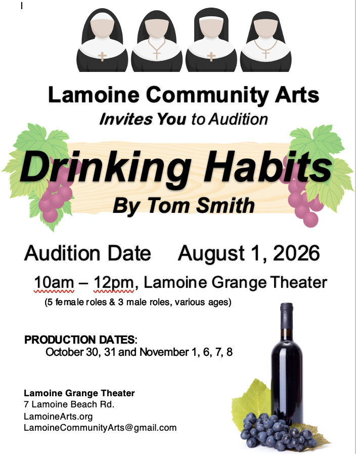 Auditions: “Drinking Habits” by Tom Smith