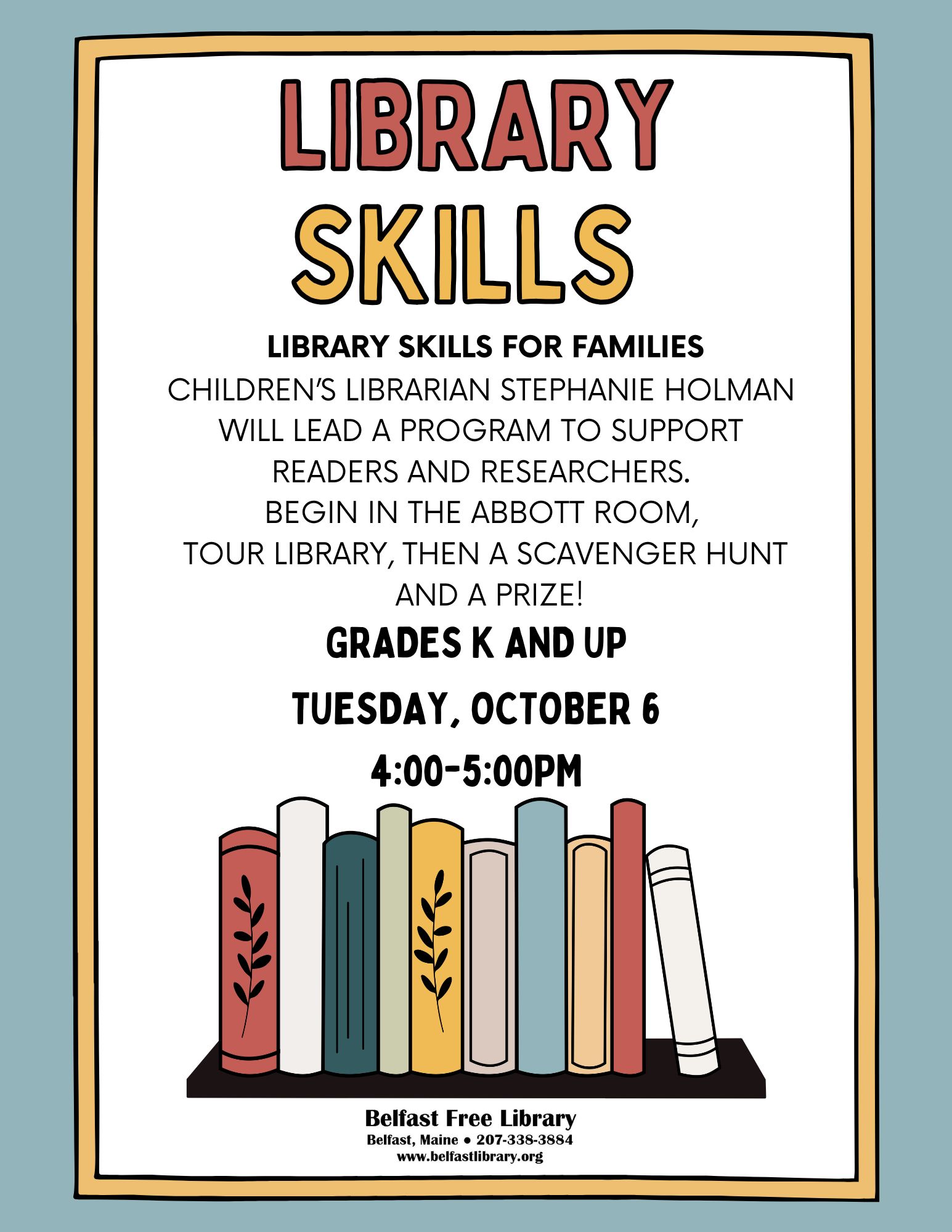 Library Skills October 6