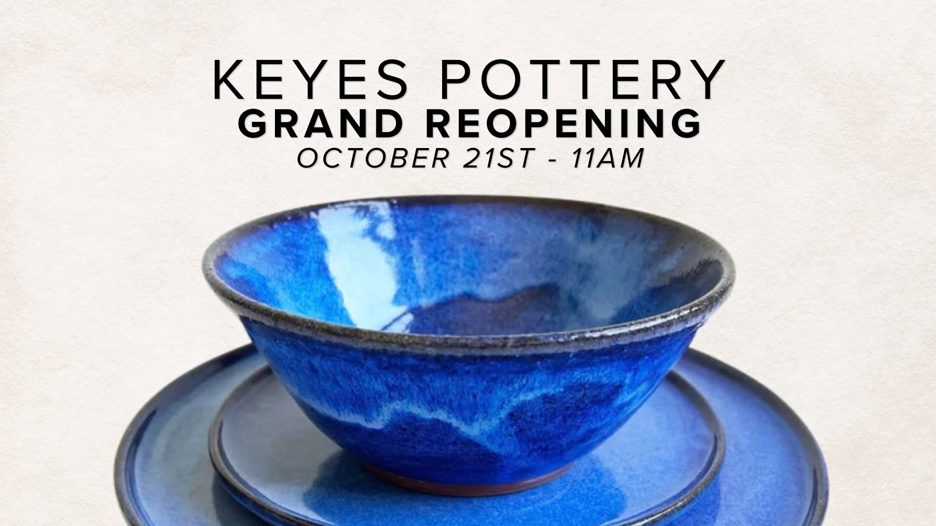 Keyes Pottery Grand Re-Opening & Ribbon Cutting!  NEW LOCATION