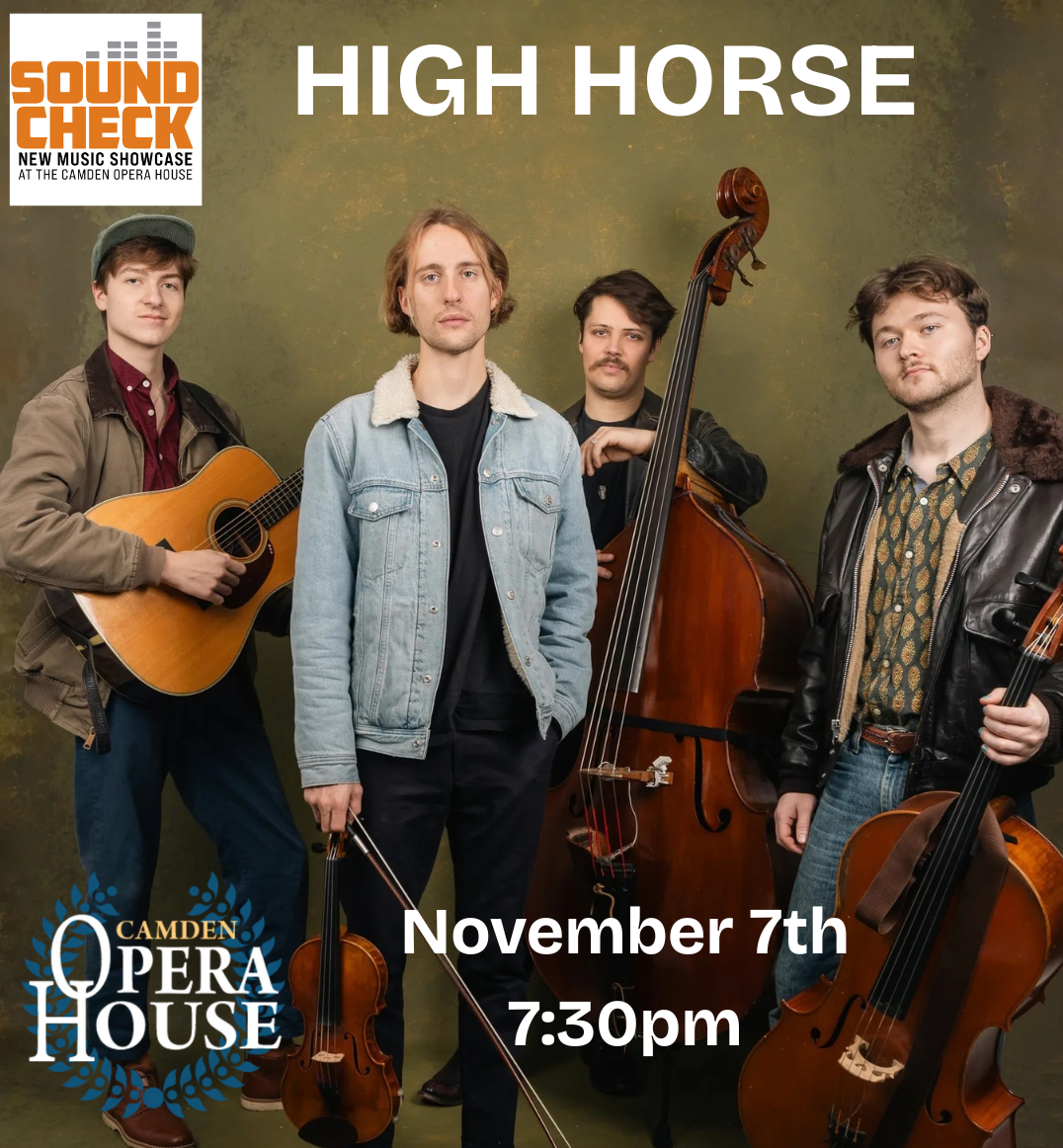 High Horse Brings Progressive Acoustic Energy to Camden Opera House on November 7